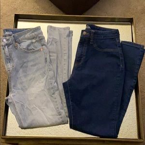High-Rise Skinny Jeans - Bundle, Dark + Light Wash